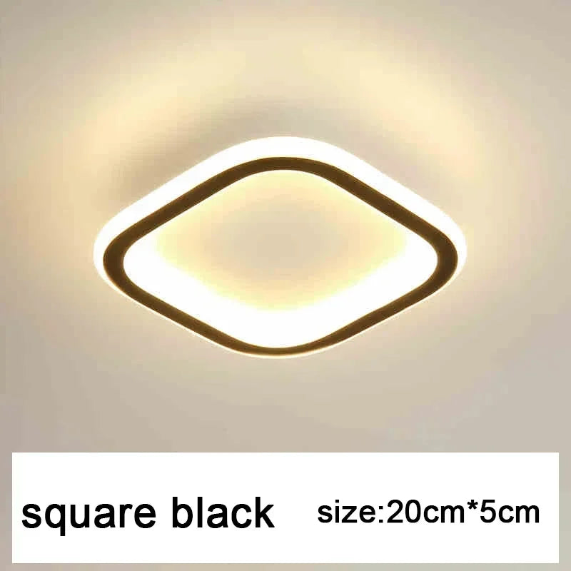 Modern LED Ceiling Light Simple Balcony rotundity Light Home Corridor Porch Channel Ceiling Light Nordic Wind Cloakroom Light