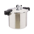 23 Quart Pressure Cooker,  Aluminium Pressure Cooker,  22 L Cooking Pot with Digital Pressure Gauge for All Hobs