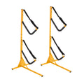 Kayak Storage Rack Adjustable Free Standing Storage Rack for Kayak Double Kayak Storage Rack to Hold Kayaks Canoes, Life Rafts