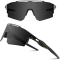 Ukoly Cycling Sunglasses for Men Women with 3 Interchangeable Lenses, Polarized Sports Sunglasses, Baseball Sunglasses