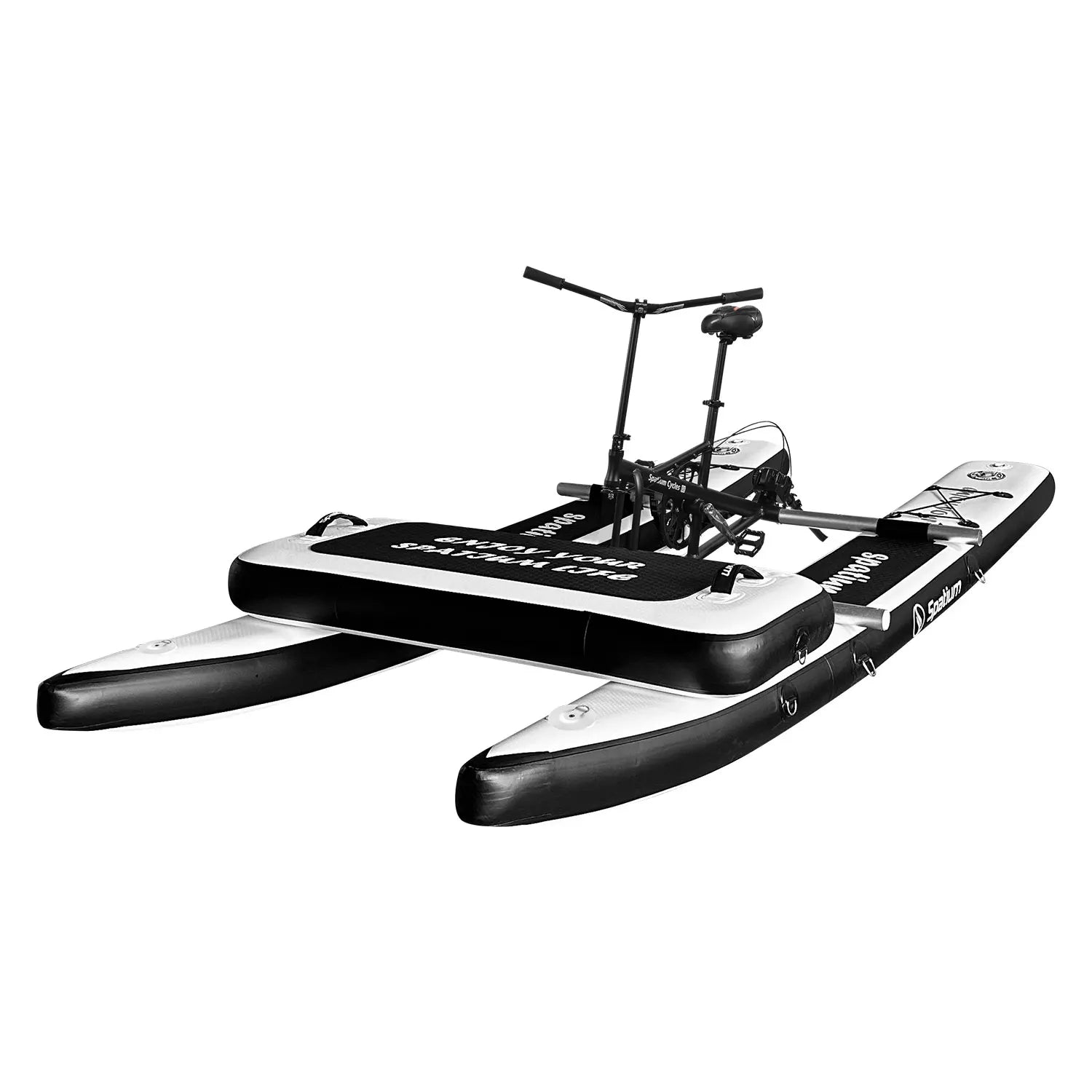 Spatium Sup Water Bike Inflatable Pedal Boat 2.0 Inflatable Pedal Kayak Water Bikes for Lake More Stable and Easy to Drive
