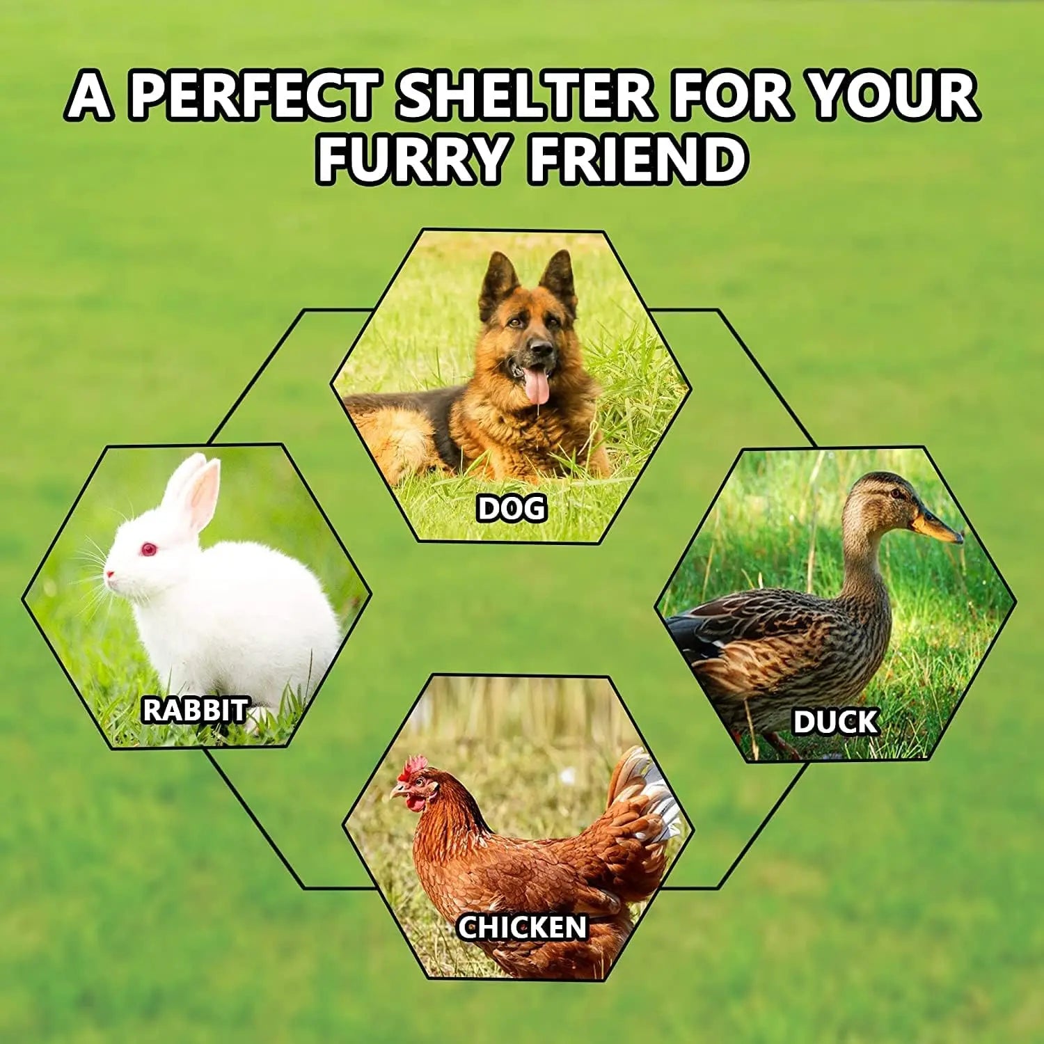Large Galvanized Dog Kennel Outdoor with Roof, Waterproof UV-Resistant Cover & Lock, Anti-Rust Chain Link Dog Run for Yard
