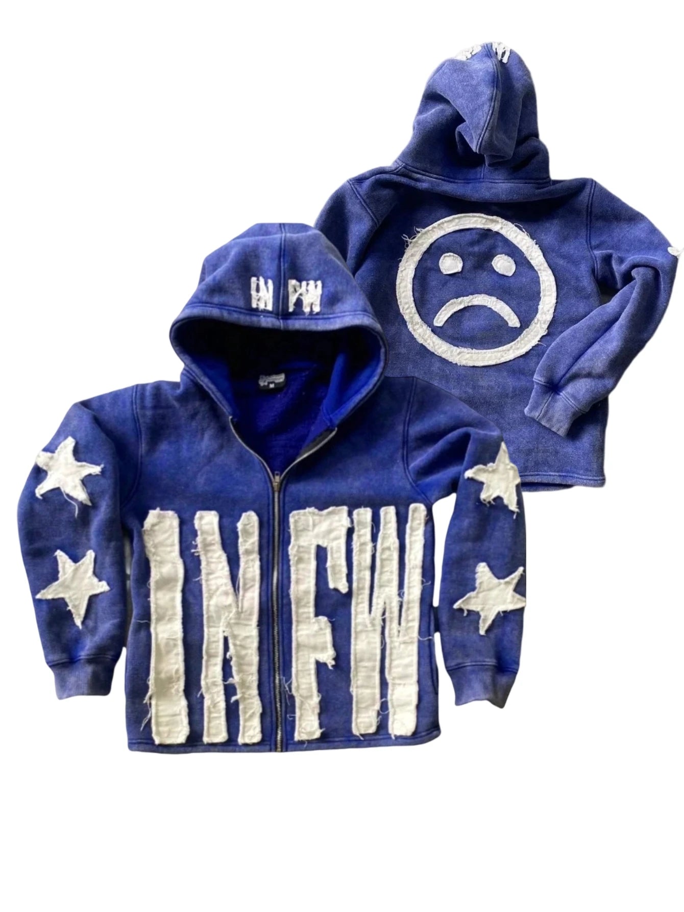 INFW fall jackets for Womens  loose fit Fleece Jacket American Retro Red zip up Hoodie Street Hip-Hop Style Jacket Unisex