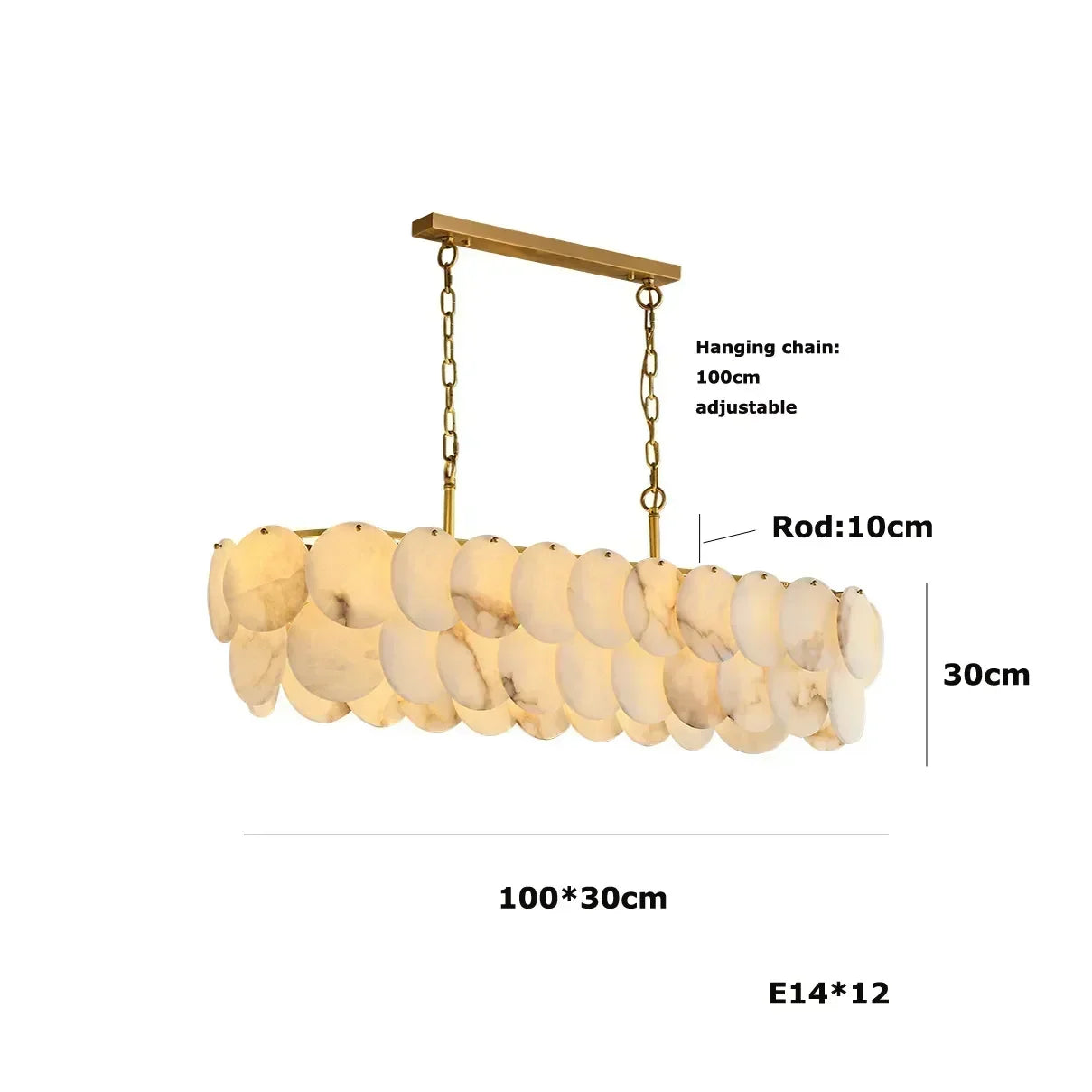 Modern Natural Marble Living Room Chandeliers For Kitchen Island Pendant Lamps Dinning Room Bedroom Indoor Decor Lustre Fixtures