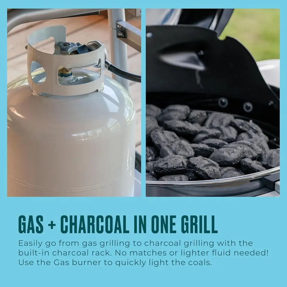 Charbroil Bistro Pro Gas Grill or Small Spaces and Patios, Black - 25302161