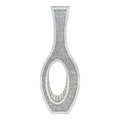 Designed Modern Flower Vase Silver Crystal Mirrored Floor Vase Home Decorative Standing Flower Vase