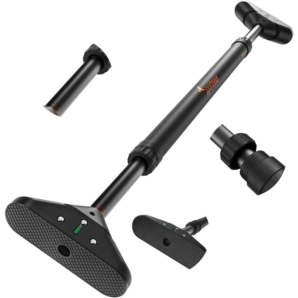 Adjustable Doorway Pull Up Bar - No Screws Installation, 440lbs Max Load, Non-slip Grip for Home Gym Strength Training