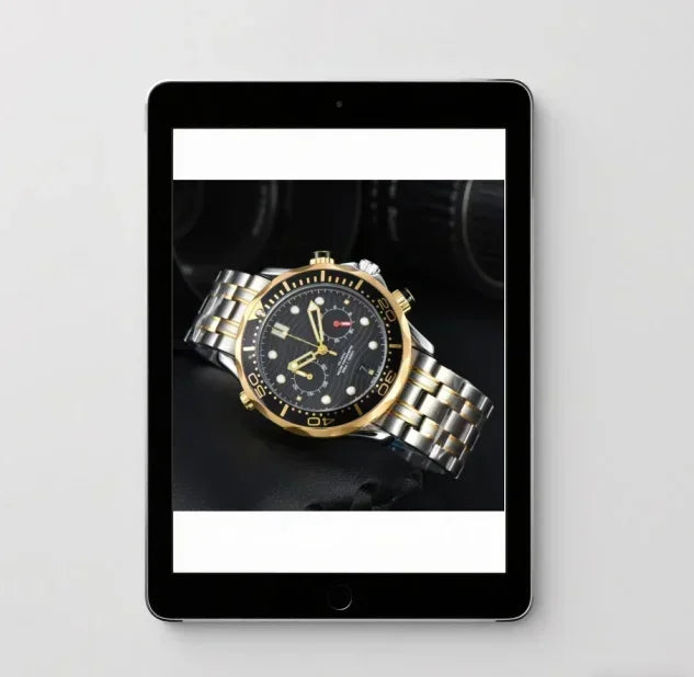 42mm Fully Automatic Mechanical Watch -NH35movement, Ceramic Bezel, Water-resistant Sapphire Crystal, 20mm Steel Band Wristwatch