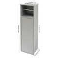 4 Layers Bathroom Niche Recessed Toilet Paper Niche Stainless Steel Bathroom Niche w/ Toilet Paper Holder