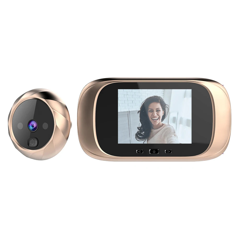 Night Vision Door Peephole Camera 2.8 inch Digital Doorbell Viewer Door Bell Peephole Viewer Video Night Vision