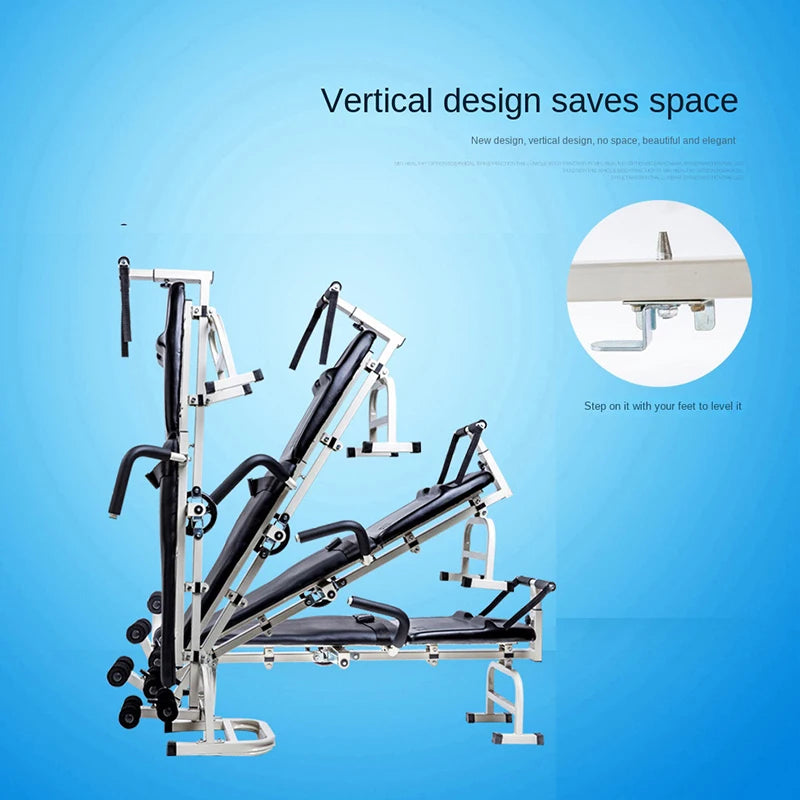 MIYAUP Medical Cervical Spine Rehabilitation Personal Fitness Stretcher Bed Waist / Neck Traction Bench