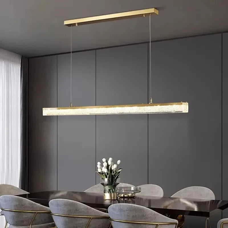 Modern Luxury Led Chandelier For Dining Room Kitchen Living Room Bedroom Decoration Lamp Resin Gold Design Pendant Light