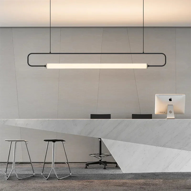 Nordic Modern LED Pendant Light Iron Minimalist Black Gold Home Decor Chandelier Dining Room Kitchen Island Bar Light Fixtures