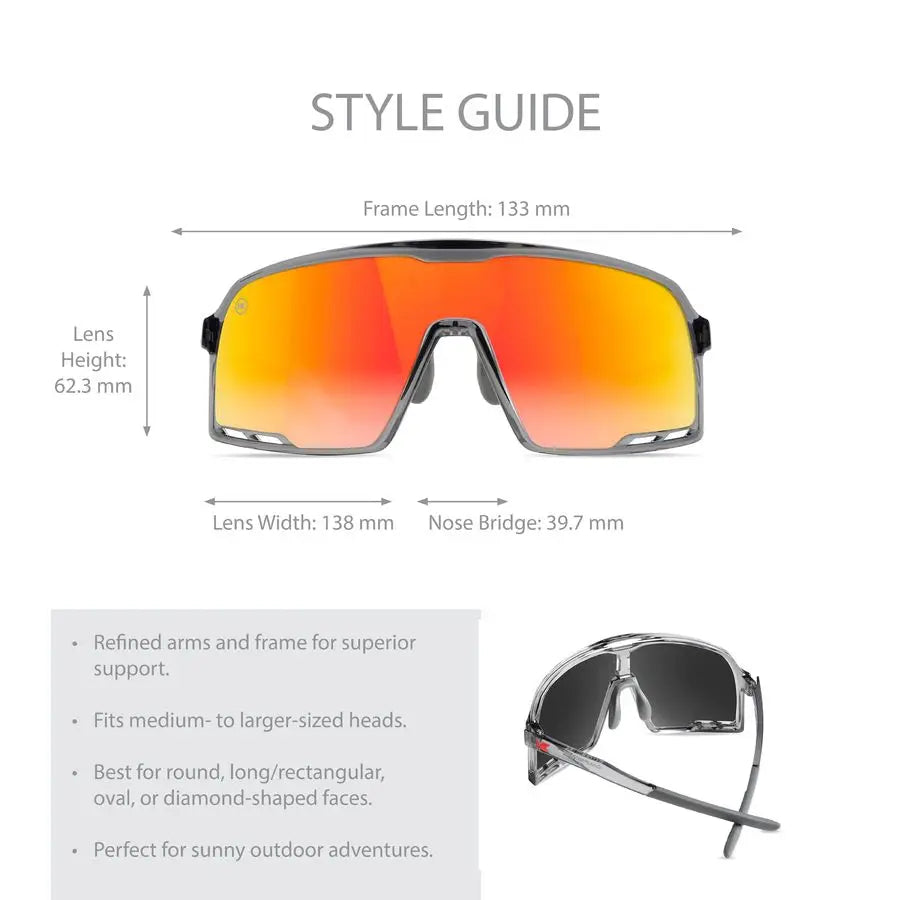 Campeones Wraparound Sunglasses for Men and Women Performance Lenses with Full UV400 Protection