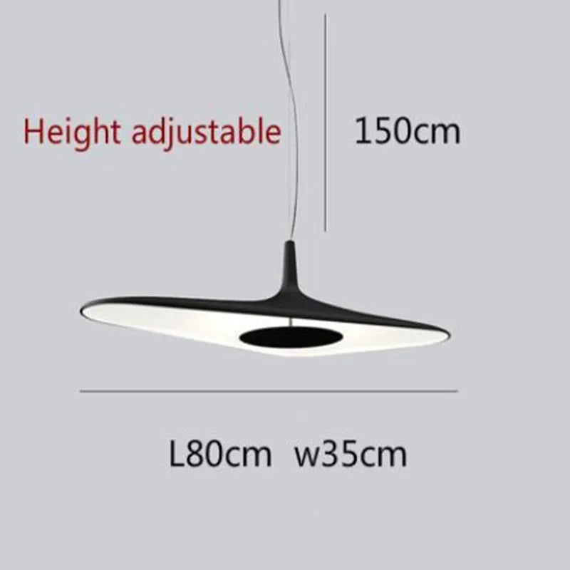 Large Pendant Light Simple Irregular Pendant Lamp For Living Room Bedroom Restaurant Kitchen Designer Soleil Noir Pendant Light