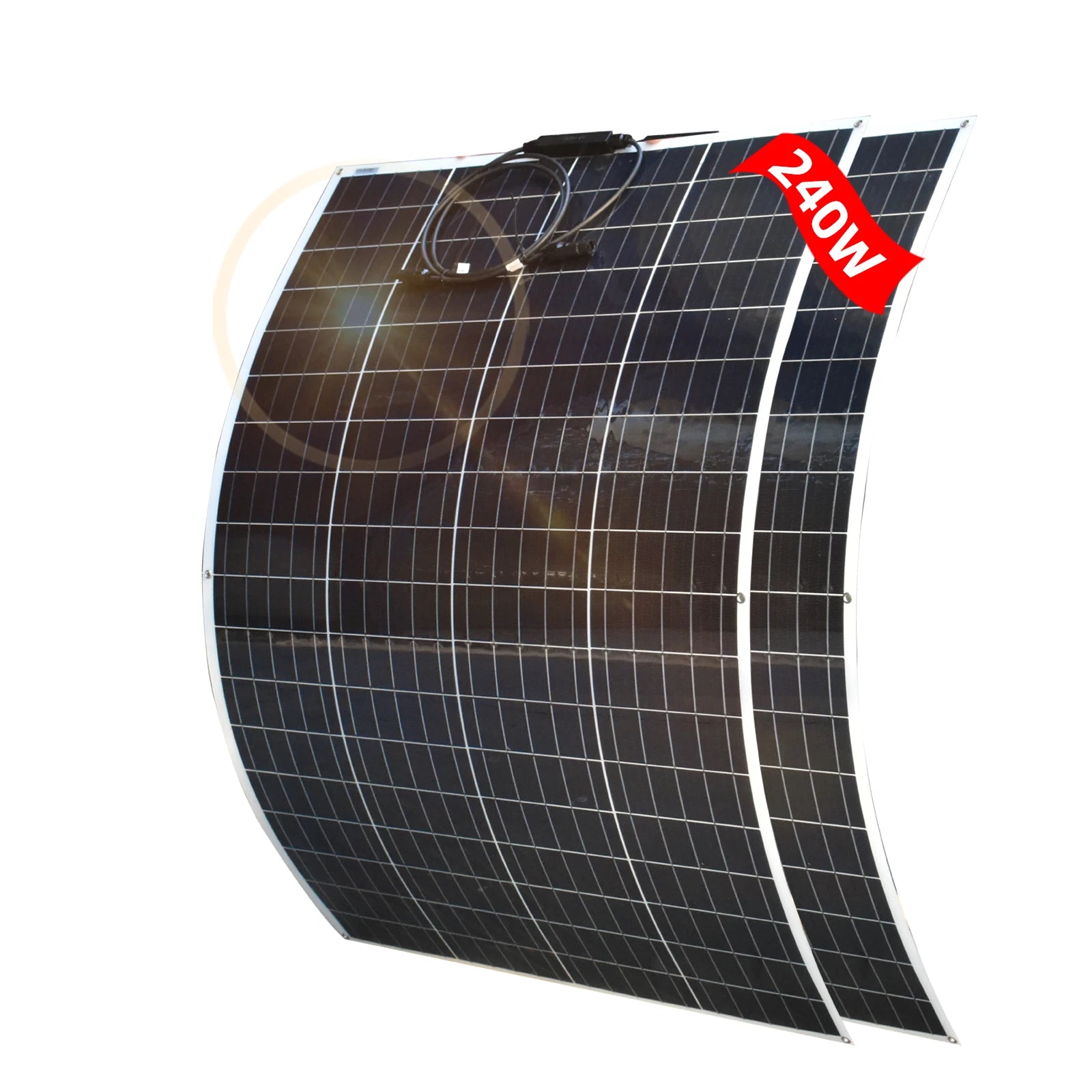 18V Solar Panels 125W 250W 375W 500W Flexible Solar Panel Mono Solar Cell For 12V/24V Battery Charger 1000W Home Kits RV Boat