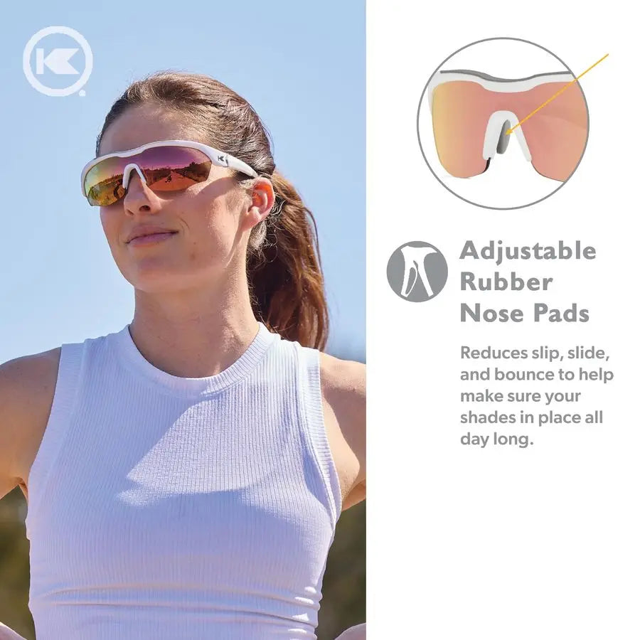Kinetics Wraparound Sport Sunglasses for Men amp Women Water and Oilresistant coating, Full UV400 Protection for Running, Golf,