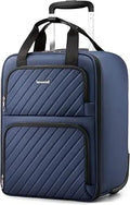 Lightweight Soft Sided Spinner Personal Item Underseat Carry-On Luggage - Stylish Suitcase for Air Travel
