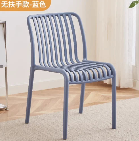 Balcony Plastic Backrest Leisure Luxury Chair Home Restaurant Dining Room Chair Sillas Para Comedor Beach Chairs For Kitchen