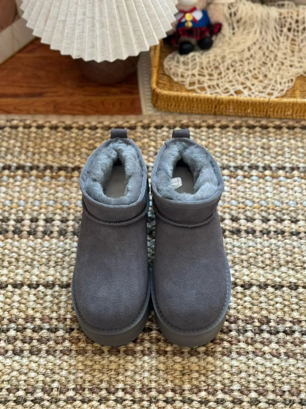 2026 New Winter Women Snow Boots Genuine Leather Wool Fashion Luxury Brand Ankle Boots Warm ‮04-53 SeziS UggS