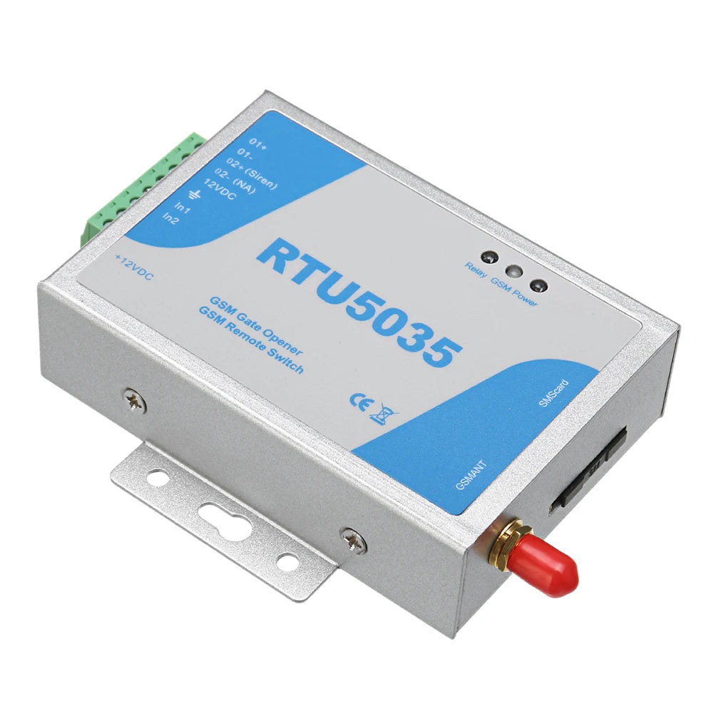RTU5035 GSM Gate Opener Relay Switch Free Call Electric Gate Remote 900/1800MHz Wireless Remote Control Door Acces APP Control