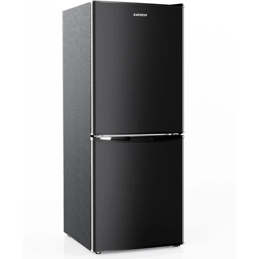 4.0 Cu.Ft Small Refrigerator with Bottom Freezer for Apartment Bedroom Dorm and Office Space-Saving Compact Double Door Fridge