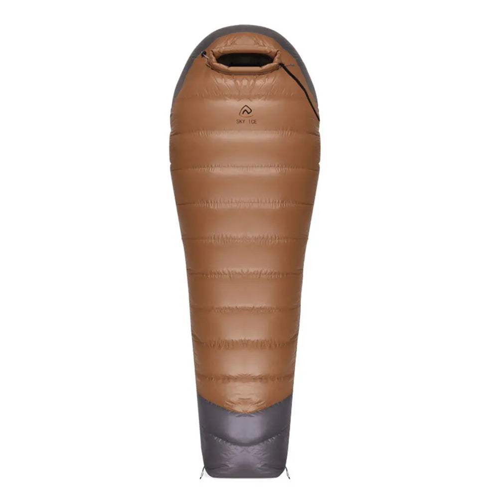 Goose Down Hiking Sleeping Bag Ultralight Thermal Sleeping Bag Portable Waterproof for Backpacking Camping Hiking