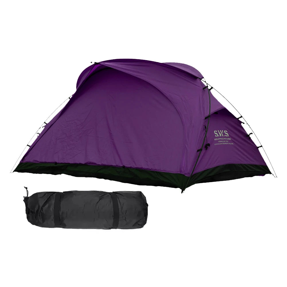 Single Layer Tent with Mosquito Net Portable Spacious Interior Double Tent Waterproof Camping Sleeping Tent for Backyard Picnic