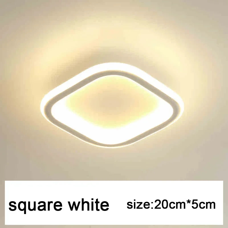Modern LED Ceiling Light Simple Balcony rotundity Light Home Corridor Porch Channel Ceiling Light Nordic Wind Cloakroom Light