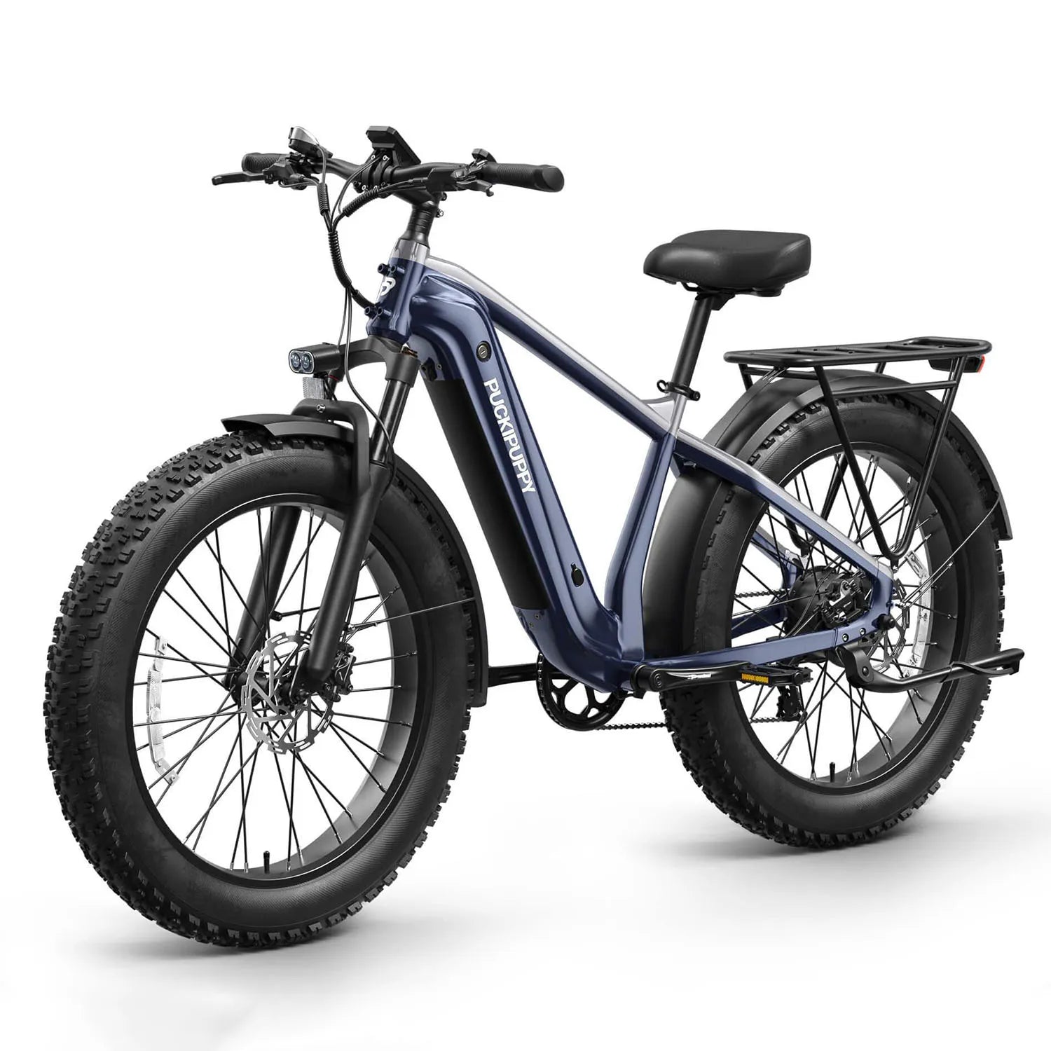 PUCKIPUPPY Beagle II Electric Bike 26"Fat Tire 80Miles Range Electric Mountain Bike 960W 48V 15AH Ebike With 2-Year Warranty