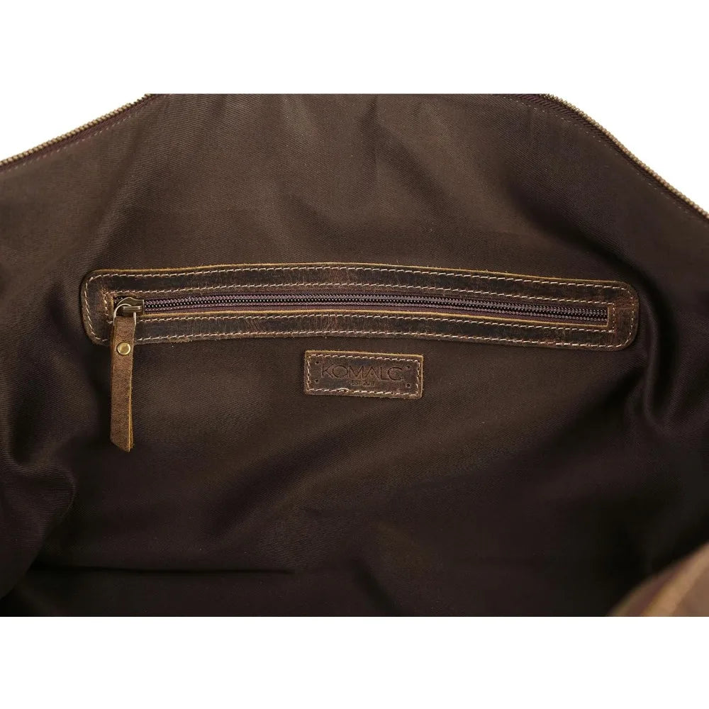Leather Travel Duffel Bags for Men and Women Full Grain Leather Overnight Weekend Leather Bags Sports Gym Duffle