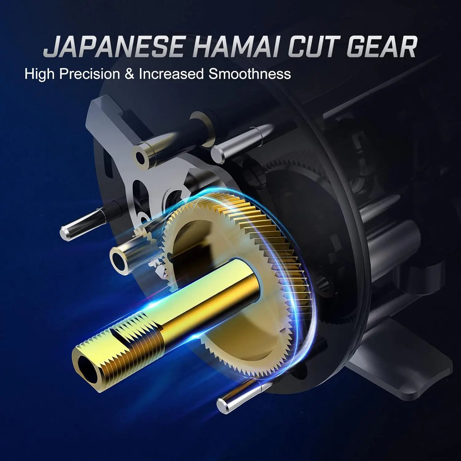 High-Performance Round Baitcasting Reel with Metal Body, Smooth Casting for Saltwater and Freshwater Fishing